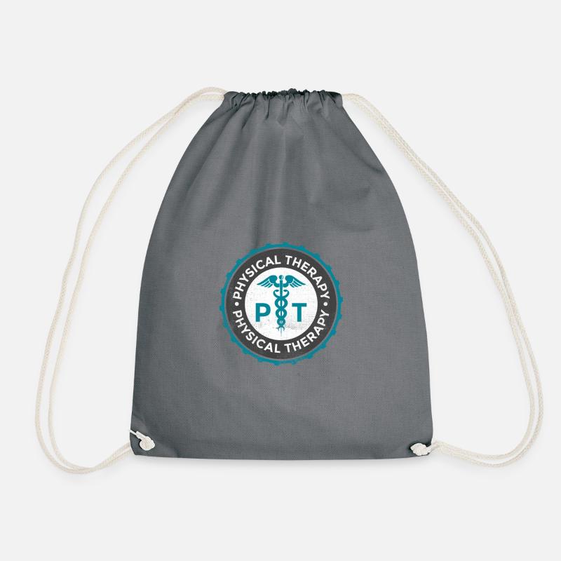 Physiotherapie Geschenk physio therapeut - Turnbeutel - Grau