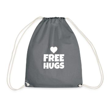 HUGS GRATUIT - Sac de sport léger - gris - Devant