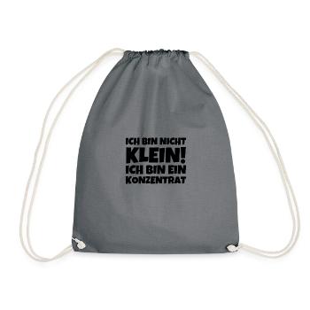 Je ne suis pas Petit ! Je suis un concentrament - Sac de sport léger - gris - Devant