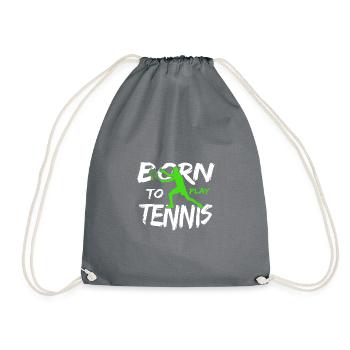 Tennis - Turnbeutel - Grau - Vorne
