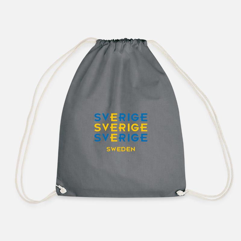 Schweden - Turnbeutel - Grau