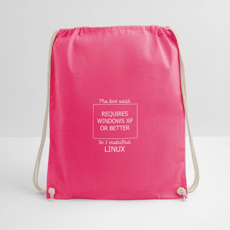 Programming Computer Science Gift · Linux Drawstring Bag