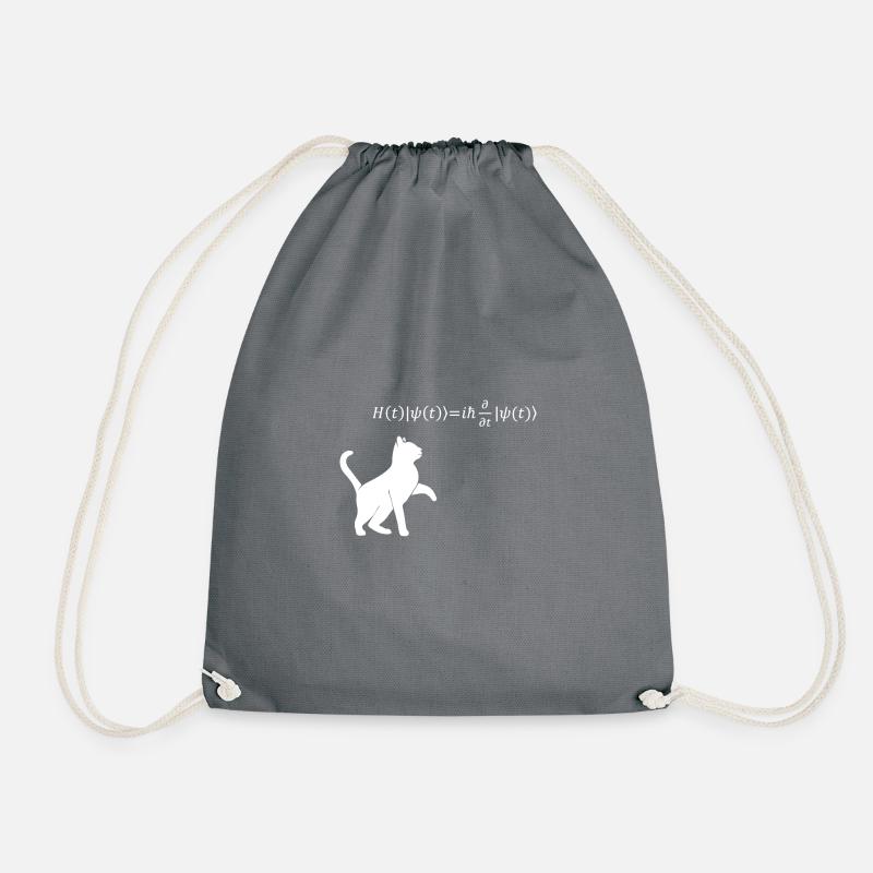 Schrödingers Katze - Physiker Geschenk Physik Nerd - Turnbeutel - Grau