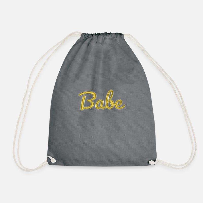 Babe - Turnbeutel - Grau