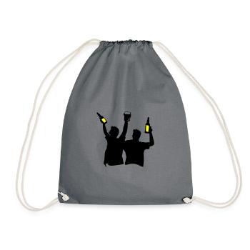 Bachelor Party Team Celebrating Bachelor Party - Drawstring Bag - grey - Front