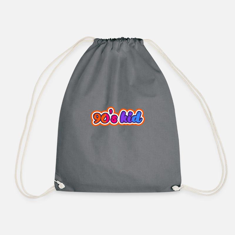 90's kid - Turnbeutel - Grau
