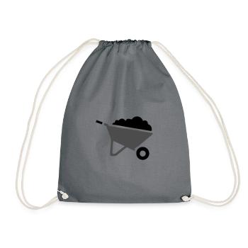 Symbole de la brouette - Sac de sport léger - gris - Devant