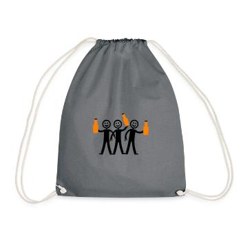 Fête Équipe Bière Enterrement de vie de jeune fille - Sac de sport léger - gris - Devant