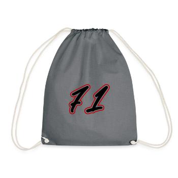 71 Symbole numérique - Sac de sport léger - gris - Devant