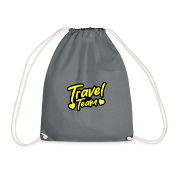 Travel Team - Drawstring Bag - grey - Front