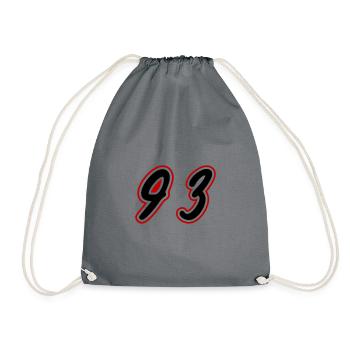 93 Symbole numérique - Sac de sport léger - gris - Devant