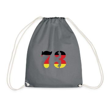 73 Numéro Jersey Allemagne - Sac de sport léger - gris - Devant