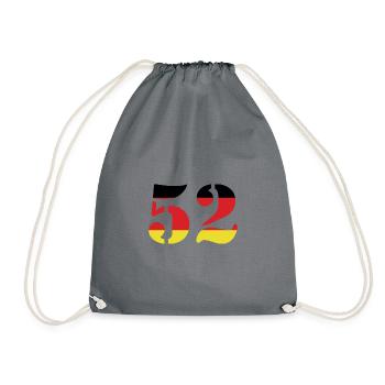 Maillot 52 numéros Allemagne - Sac de sport léger - gris - Devant
