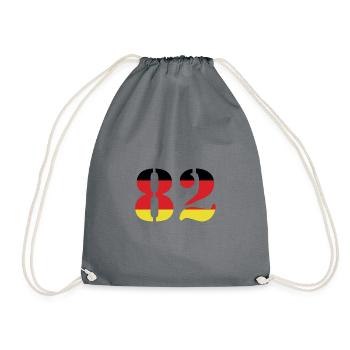 82 Numéro Jersey Allemagne - Sac de sport léger - gris - Devant