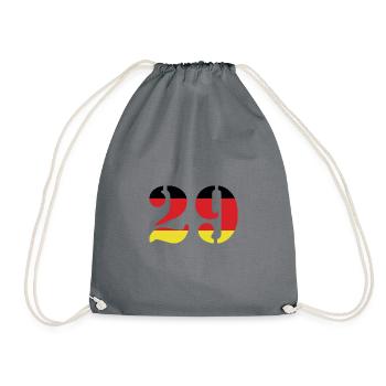 29 Numéro Jersey Allemagne - Sac de sport léger - gris - Devant
