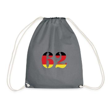 62 Numéro Jersey Allemagne - Sac de sport léger - gris - Devant