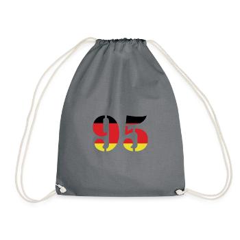 95 Numéro Jersey Allemagne - Sac de sport léger - gris - Devant