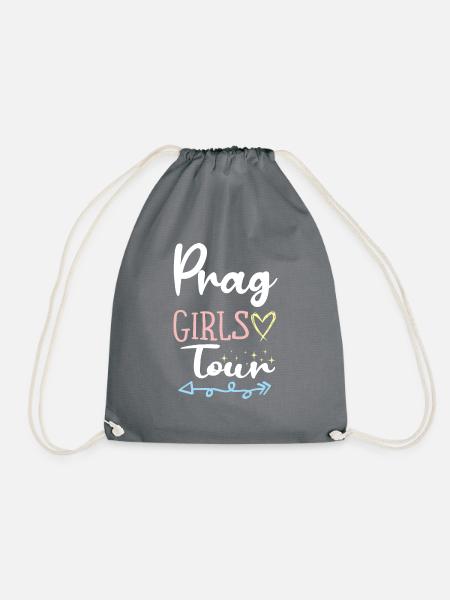 Prag Girls Tour - Turnbeutel - Grau