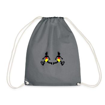 Footballers Germany Champion - Drawstring Bag - grey - Front