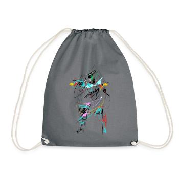 Résumé chasseur extraterrestre - Sac de sport léger - gris - Devant