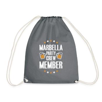Marbella Party Crew - Sac de sport léger - gris - Devant