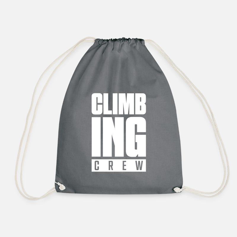 climbing crew - Turnbeutel - Grau