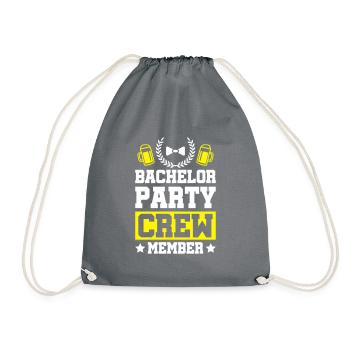 bachelor party crew - Sac de sport léger - gris - Devant