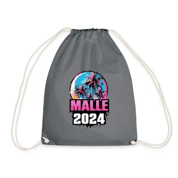 Malle 2024 Palmiers - Sac de sport léger - gris - Devant