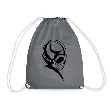 Tattoo Tribal Alien Extraterrestre - Sac de sport léger - gris - Devant