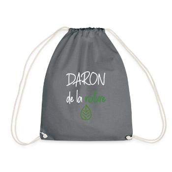 Daron de la nature t-shirt naturopathe - Sac de sport léger - gris - Devant