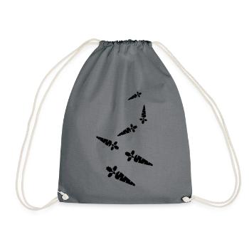 Carotte symbole carotte - Sac de sport léger - gris - Devant