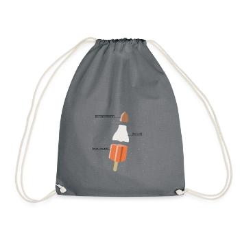 Rocket | , rocket, funny pictures - Drawstring Bag - grey - Front