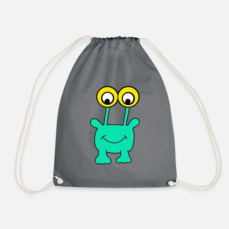 Funny Monster - Turnbeutel - Grau