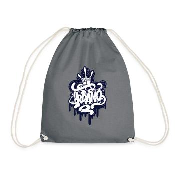 Urbano Graffitischrift - Sac de sport léger - gris - Devant