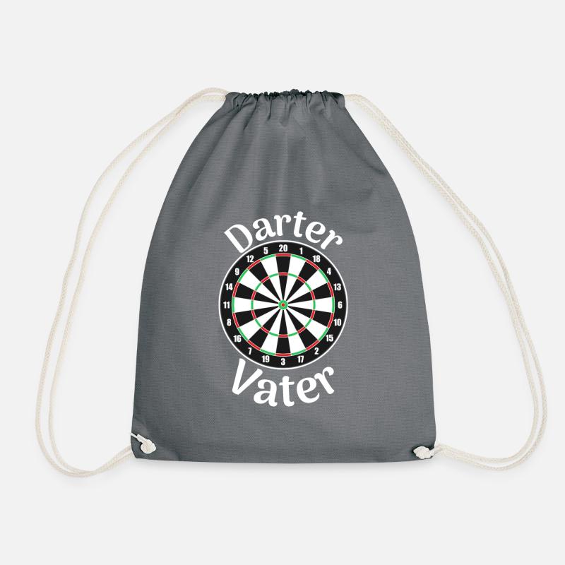 Darter Vater Vatertagsgeschenk - Turnbeutel - Grau