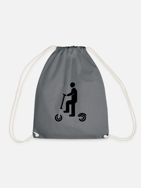Elektro Scooter - Turnbeutel - Grau