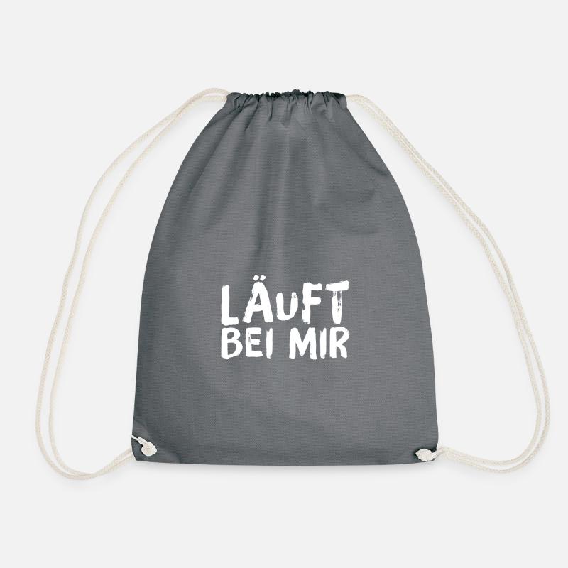 Cooler Spruch - Turnbeutel - Grau