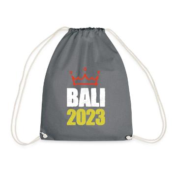 Bali 2023 - Turnbeutel - Grau - Vorne