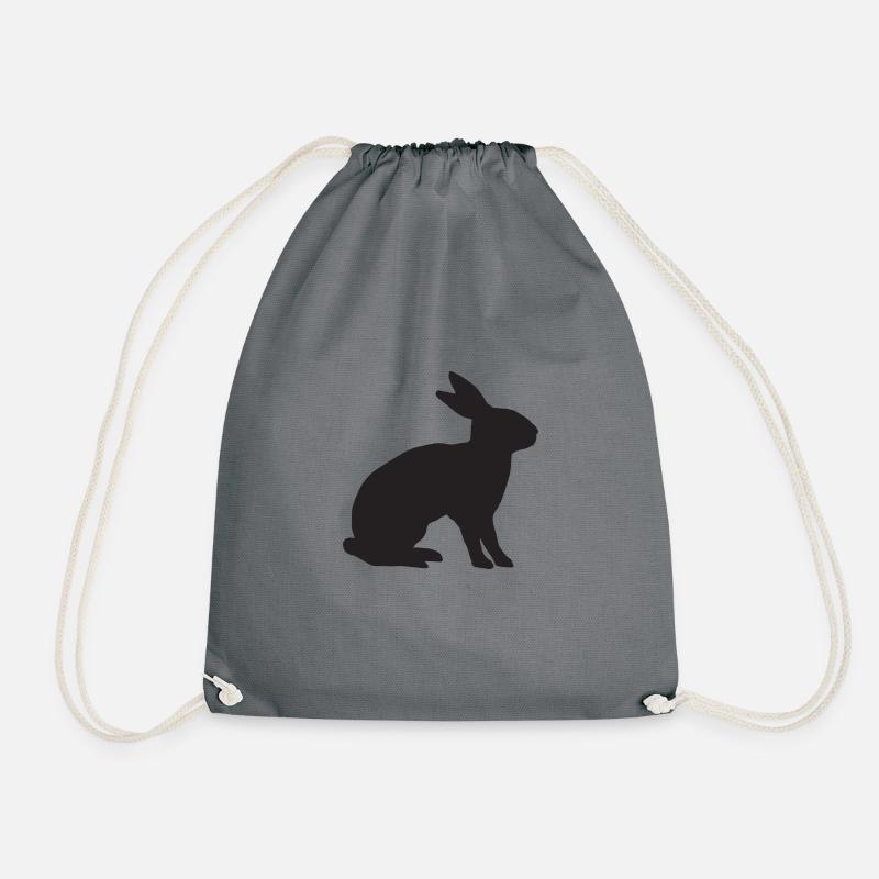 rabbit - Turnbeutel - Grau