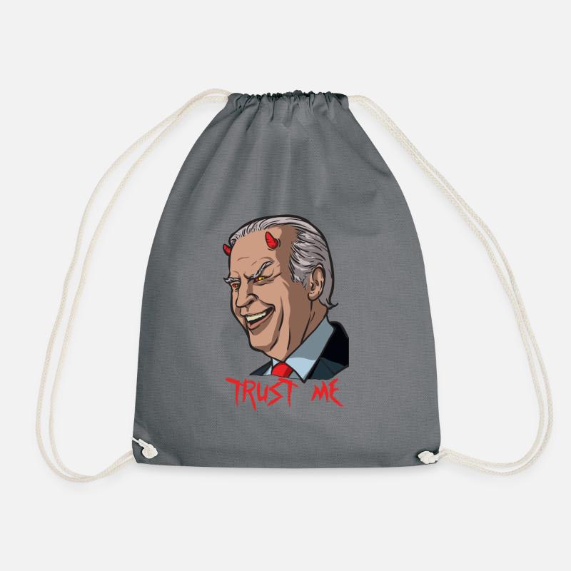Evil Biden - Turnbeutel - Grau