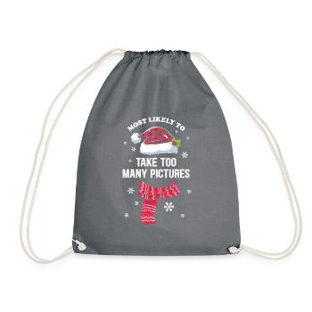 Cadeaux de Noël Noël - Sac de sport léger - gris - Devant
