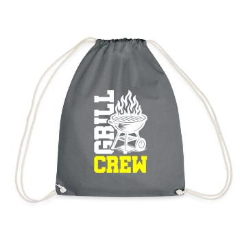 Grill Crew - Drawstring Bag - grey - Front