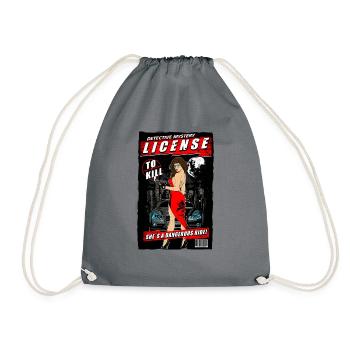 détective - Sac de sport léger - gris - Devant