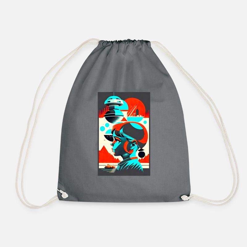Fille de l’espace - Sac de sport léger - gris