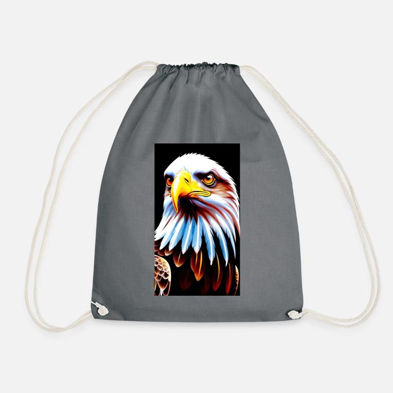 Eagle Front - Turnbeutel - Grau