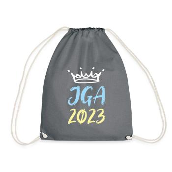 Jga 2023 Junggesellenabschied - Turnbeutel - Grau - Vorne