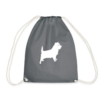 Hund Dog - Turnbeutel - Grau - Vorne
