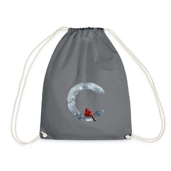 C – caractère décoratif – hiver - Sac de sport léger - gris - Devant