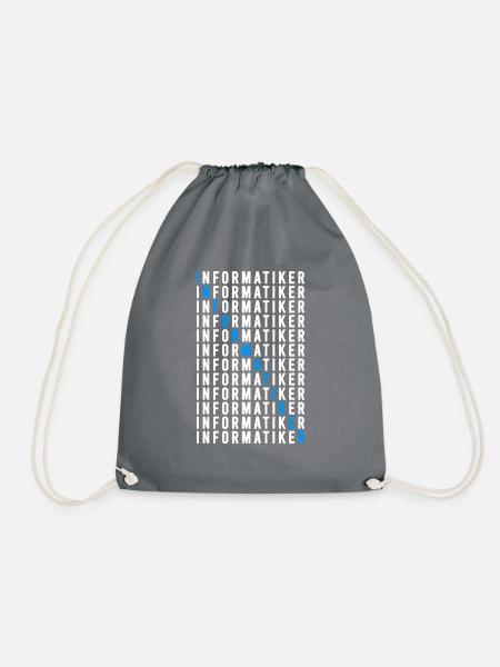 Informatiker - Turnbeutel - Grau