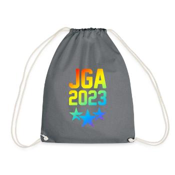 Jga 2023 Junggesellenabschied - Turnbeutel - Grau - Vorne